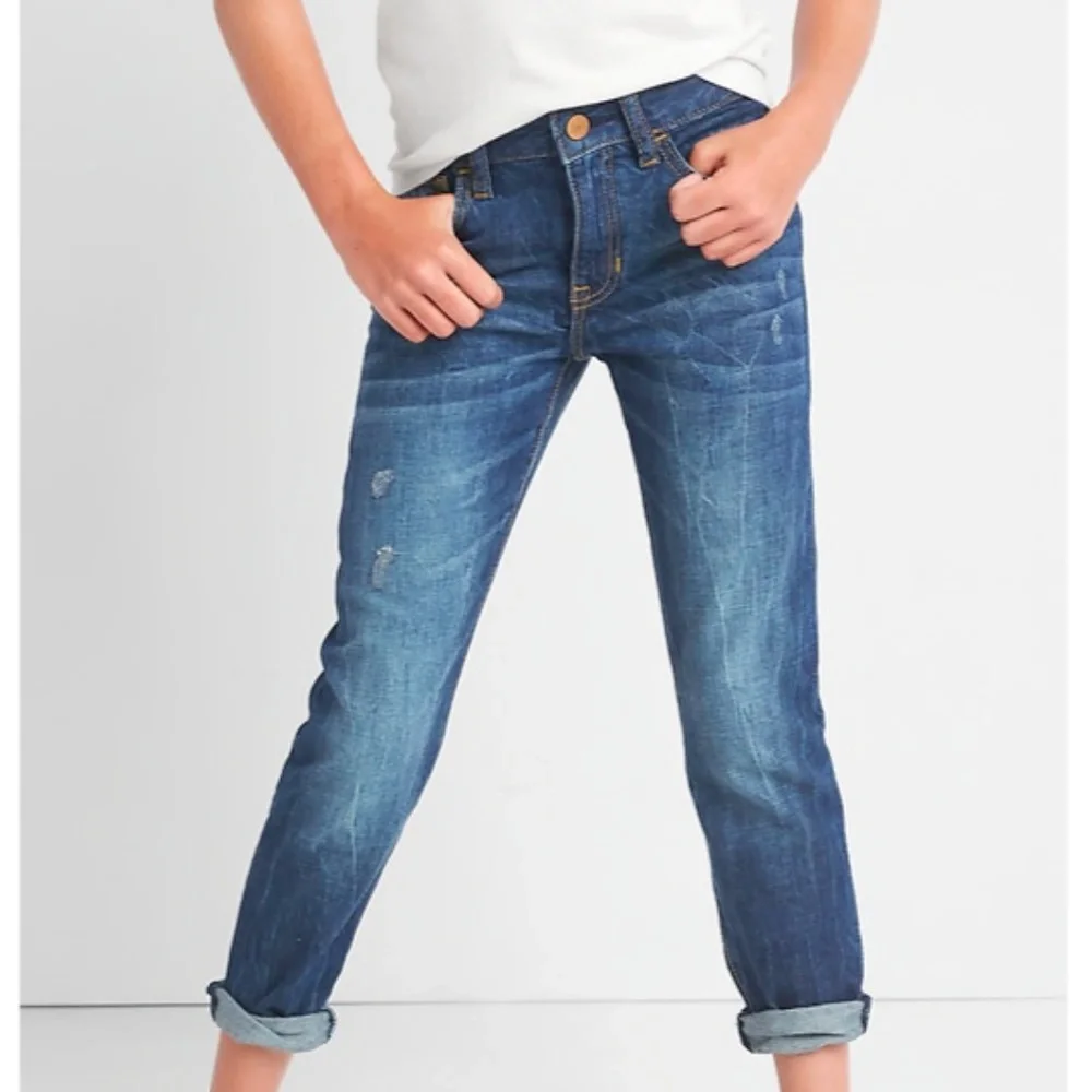 Gap Girls 1969 Premium Denim Girlfriend Jeans